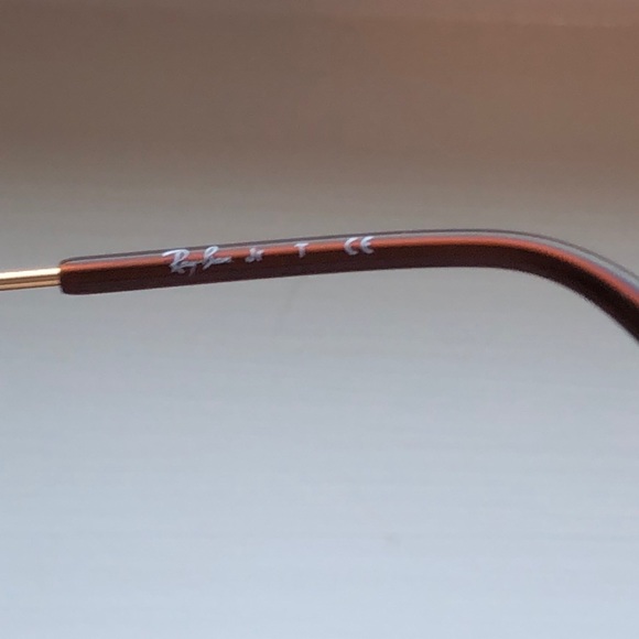 gold jr ray ban aviator sunglasses - Picture 3 of 6